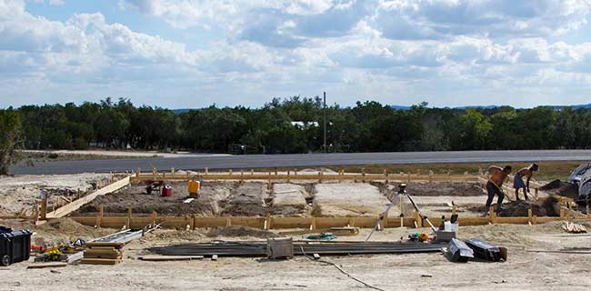 10/25 - Almost ready for the foundation steel.